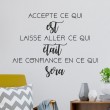 Sticker Citation Bouddha: Accepte ce qui est Stickers Texte et Citations Gali Art