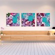 Tableau Poésie Florale avec texte Victor Hugo Tableaux Design Gali Art