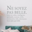 Sticker Citation Plus que Belle Stickers Texte et Citations Gali Art