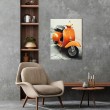 Tableau Vespa Orange dans une Ruelle Pittoresque Tableaux Design Gali Art