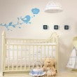 Sticker Branche & Oiseau Bonne Nuit Stickers Chambres Enfants Gali Art