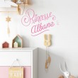 Sticker Princesse avec prénom Stickers Chambres Enfants Gali Art