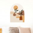 Sticker Minimaliste Escalier & Vases Stickers Imprimés Gali Art