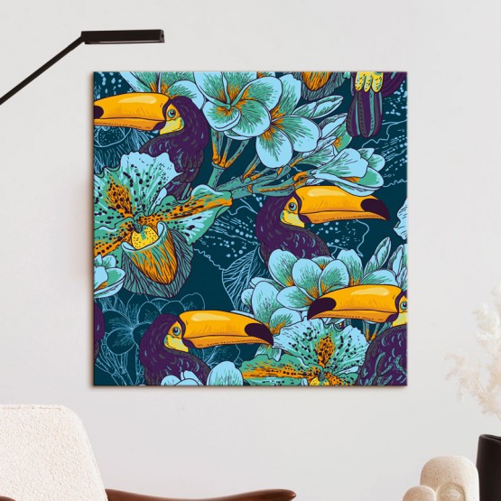 Tableau Toucans Tableaux Nature Gali Art