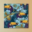 Tableau Toucans Tableaux Nature Gali Art