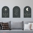 Sticker Triptyque Astral Stickers Imprimés Gali Art