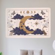 Sticker mural Lune Céleste Décoration Céleste Gali Art