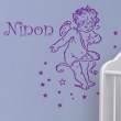 Sticker Ange Personnalisé avec Prénom Stickers Chambres Enfants Gali Art