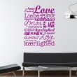 Sticker Texte Amour Universel Stickers Texte et Citations Gali Art