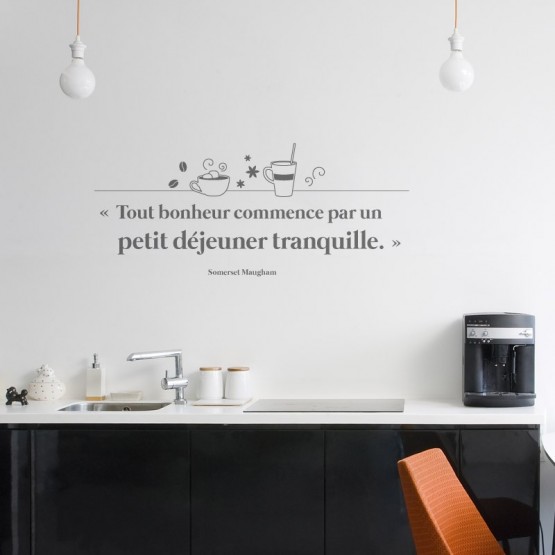 Sticker mural cuisine  Stickers muraux cuisine, Stickers cuisine,  Citations de cuisine