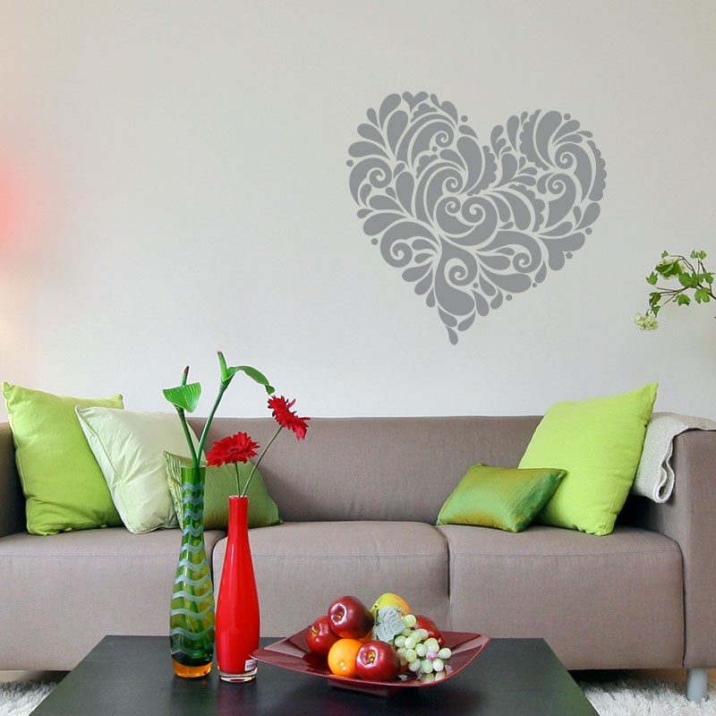 Stickers Coeurs décor romantique 20 pièces