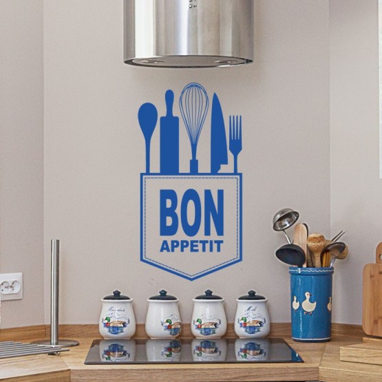 Bon appetit cuisine stickers muraux décoration de la maison -1564