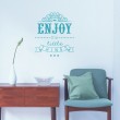 Sticker Enjoy The Little Things Stickers Texte et Citations Gali Art