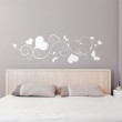 Sticker Arabesque Coeurs et Papillons Stickers Amour