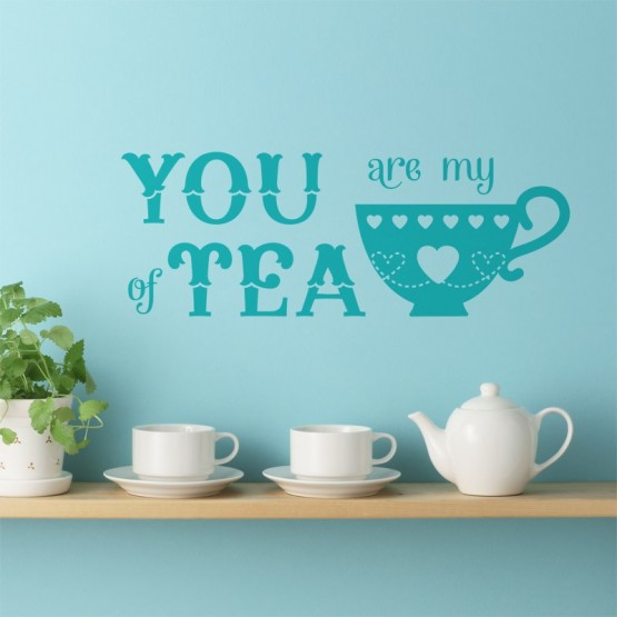 Sticker You are my cup of tea Stickers Cuisine Gali Art