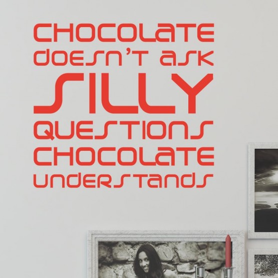 Sticker Chocolate Understands Stickers Texte et Citations