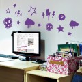 Kit de Stickers Punk Rock Stickers Chambres Enfants