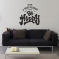 Stickers Be Happy Stickers Texte et Citations Gali Art