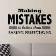 Sticker Making Mistakes Stickers Texte et Citations Gali Art