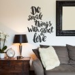 Sticker Do small things with great love Stickers Texte et Citations Gali Art