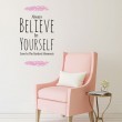 Sticker Believe in yourself Stickers Texte et Citations Gali Art