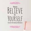 Sticker Believe in yourself Stickers Texte et Citations Gali Art