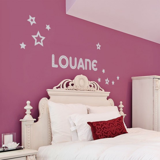 Stickers muraux pour chambre fille, Décoration originale