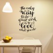 Sticker Love what you do Stickers Texte et Citations Gali Art