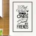 Sticker Texte Best Wines Stickers Texte et Citations Gali Art