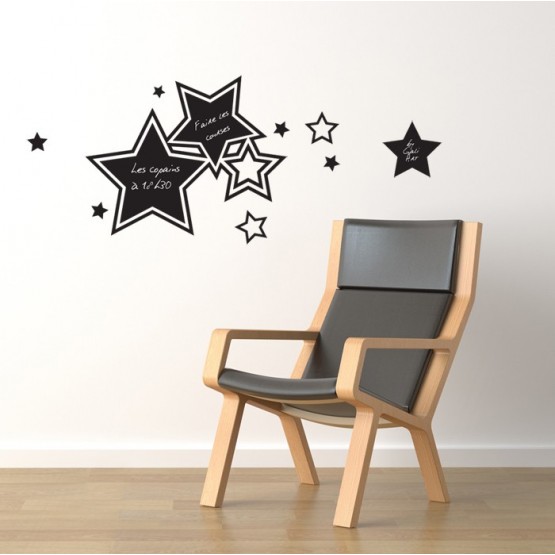 Sticker Ardoise Etoiles Design Stickers Ardoises