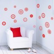 Kit de 20 Stickers Cercles POP Stickers Graphiques Gali Art