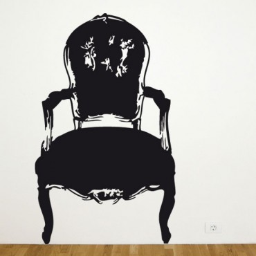 Sticker Chaise Style Baroque