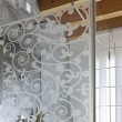 Décoration de Douche: Arabesque occultante Stickers Occultant Paroi de douche