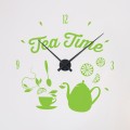 Sticker Horloge Tea Time Stickers Horloge Gali Art