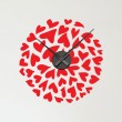 Horloge Sticker Coeur Stickers Horloge Gali Art