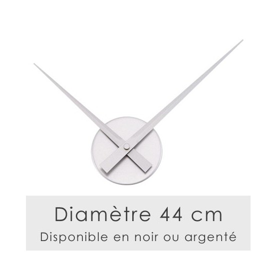 Horloge murale diamètre 44 cm Stickers Horloge