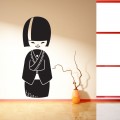 Sticker Kokeshi Japonaise Géante Stickers Zen Gali Art