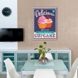 Tableau Delicious Cupcake Tableaux Vintage Gali Art