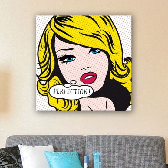 Tableau Pop Art Femme