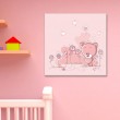 Tableau Ourson Rose Tableaux Enfant Gali Art