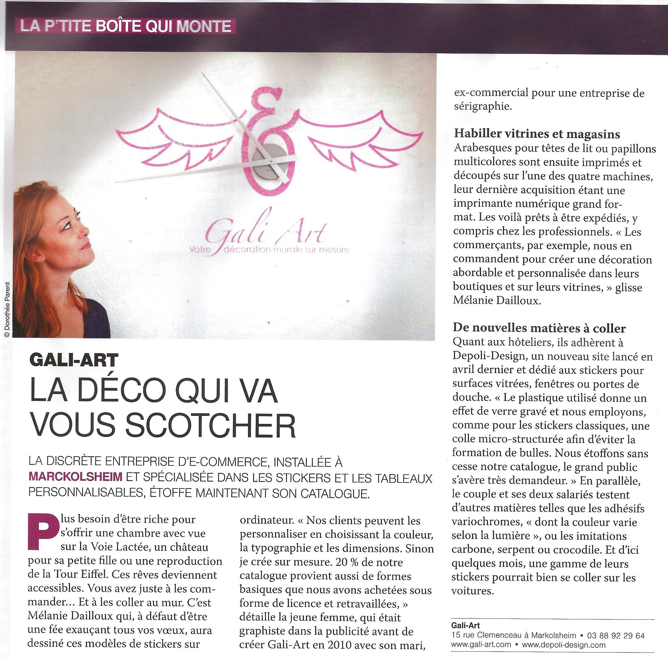 Gali Art dans le point Eco