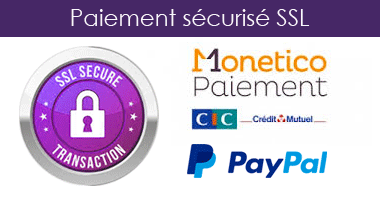 Paiements sécurisés avec Credit Mutuel et Paypal