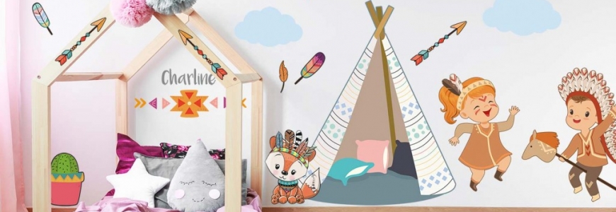 La décoration thématique Indien pour chambre d'enfant