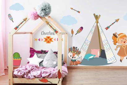 La décoration thématique Indien pour chambre d'enfant