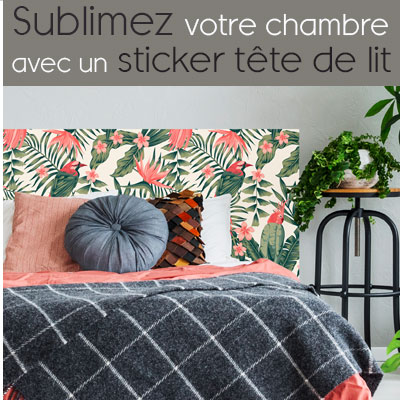 Décoration esprit nature: stickers papillon, fleur, arbre