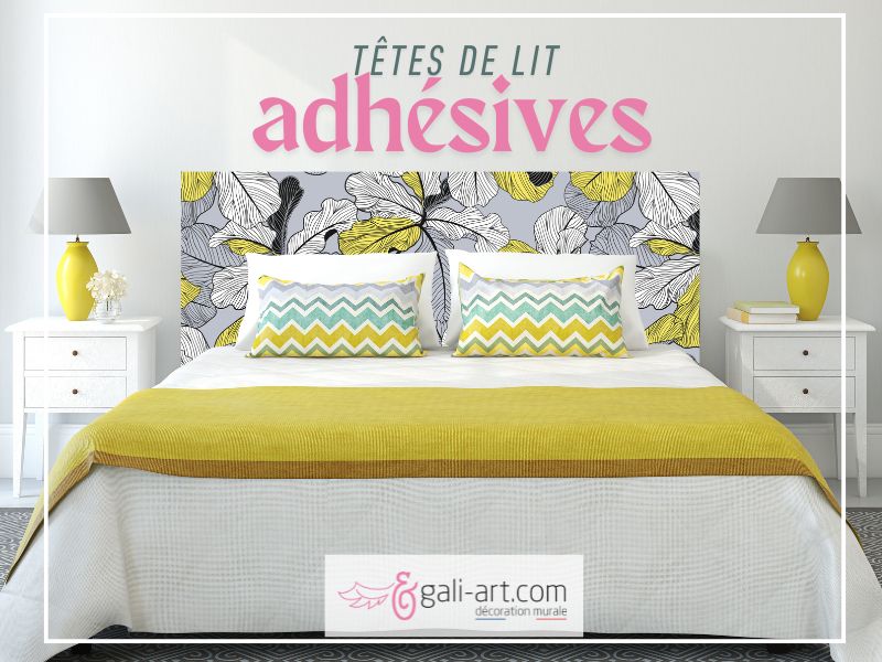 Sticker mural : Tête de lit adhésive - Gali Art